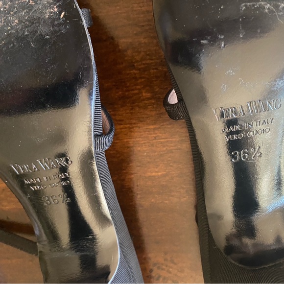 VERA WANG COCKTAIL SHOES BLACK - Picture 5 of 8